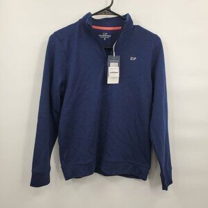 Vineyard Vines 1/4 Zip Long Sleeve Shirt Top Kids Size Medium 12 - 14 NWT
